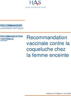 Recommandation vaccinale contre la coqueluche chez la femme enceinte - RECOMMANDER