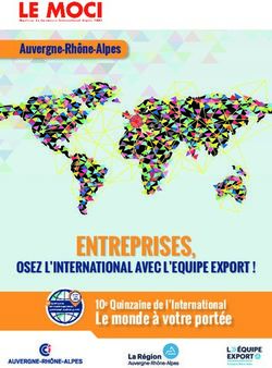 ENTREPRISES, Le monde à votre portée - 10e Quinzaine de l'International - Le Moci