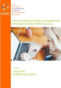 ANNE FLOORIMPACTS DES NOUVELLES PRATIQUES DE COMMUNICATION NUMERIQUE SUR LES RELATIONS FAMILLES-ECOLE - ETUDE UFAPEC DECEMBRE 2020 | 16.20/ET3 ...