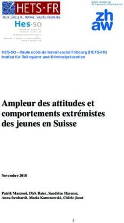 Ampleur des attitudes et comportements extrémistes des jeunes en Suisse