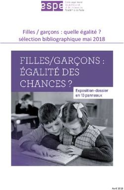 Filles / gar&ccedil;ons : quelle &eacute;galit&eacute; ? s&eacute;lection bibliographique mai 2018 - Avril 2018