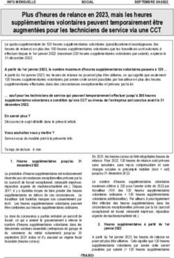 Plus d'heures de relance en 2023, mais les heures suppl&eacute;mentaires volontaires peuvent temporairement &ecirc;tre augment&eacute;es pour les techniciens de ...