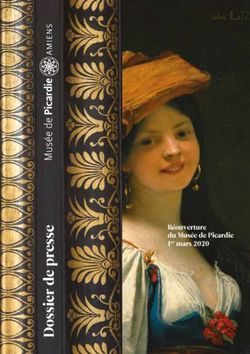 R&eacute;ouverture du Mus&eacute;e de Picardie 1er mars 2020 - Amiens M&eacute;tropole