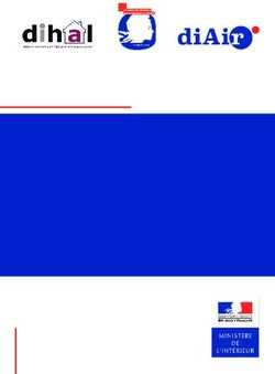 STRATÉGIE NATIONALE POUR L'ACCUEIL ET L'INTÉGRATION DES PERSONNES RÉFUGIÉES - DIAIR