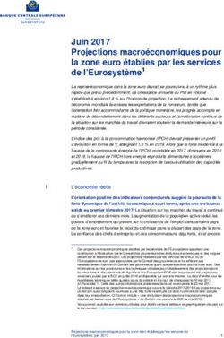 Juin 2017 Projections macroéconomiques pour la zone euro établies par les services de l'Eurosystème1 - Europa EU