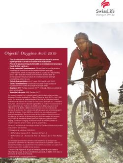 Objectif Oxygène Avril 2019 - Eavest