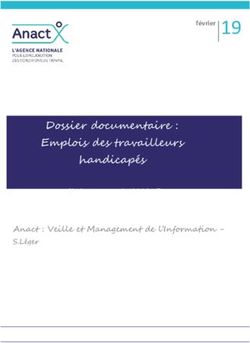 Dossier documentaire : Emplois des travailleurs handicapés - février 19 - Ministère du Travail