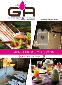 GUIDE HEBERGEMENT 2018 - Groupement National Carpe