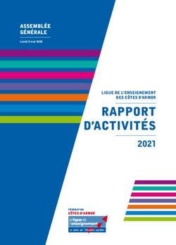 Rapport d'activités 2021 - assemblée générale - Ligue de l'enseignement 22