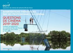 Questions de cinéma 2019-2020 - interventions thématiques par des professionnels du cinéma - ACRIF