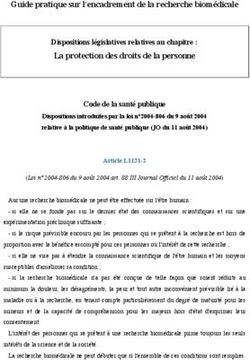 Guide pratique sur l'encadrement de la recherche biomédicale