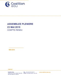 ASSEMBLEE PLENIERE 23 MAI 2019 - COMPTE-RENDU MAI 2019 - Coalition Eau