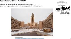 Consultation publique de l'OCPM