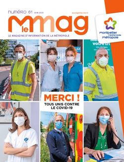 MERCI ! TOUS UNIS CONTRE LE COVID-19 - LE MAGAZINE D'INFORMATION DE LA M&Eacute;TROPOLE - Commune de Saussan