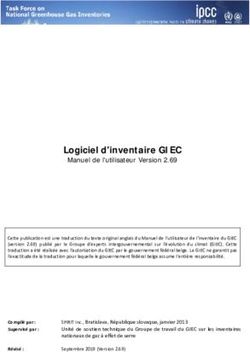 Logiciel d'inventaire GIEC - Manuel de l'utilisateur Version 2.69