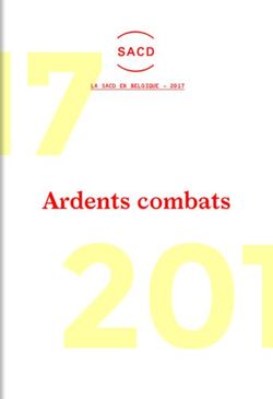 Ardents combats LA SACD EN BELGIQUE 2017