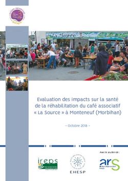 Evaluation des impacts sur la santé de la réhabilitation du café associatif " La Source " à Monteneuf (Morbihan) - Octobre 2018 - IREPS Bretagne