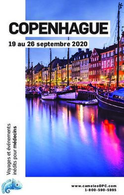 COPENHAGUE 19 au 26 septembre 2020 - Caméléo