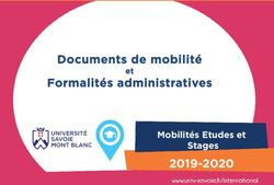 Documents de mobilit&eacute; Formalit&eacute;s administratives 2019-2020 - Mobilit&eacute;s Etudes et Stages