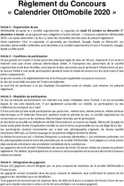 Règlement du Concours " Calendrier OttOmobile 2020 "