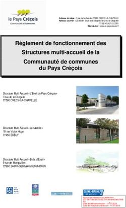 R&egrave;glement de fonctionnement des Structures multi-accueil de la Communaut&eacute; de communes du Pays Cr&eacute;&ccedil;ois - Pays Crecois