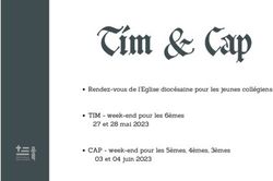 Rendez-vous de l'Eglise dioc&eacute;saine pour les jeunes coll&eacute;giens TIM - week-end pour les 6&egrave;mes 27 et 28 mai 2023 CAP - week-end pour les 5&egrave;mes ...