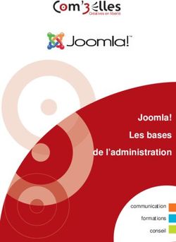 Joomla! Les bases de l'administration - communication formations - Créatives en liberté