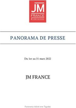 PANORAMA DE PRESSE - JM FRANCE Du 1er au 31 mars 2022 - Panorama réalisé avec Tagaday