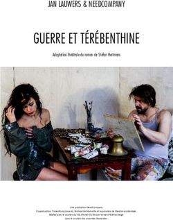 GUERRE ET TÉRÉBENTHINE - JAN LAUWERS & NEEDCOMPANY