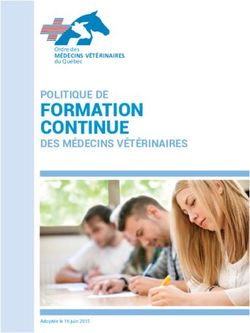 FORMATION CONTINUE POLITIQUE DE - M&Eacute;DECINS V&Eacute;T&Eacute;RINAIRES - OMVQ
