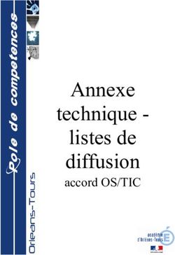 Annexe technique - listes de diffusion - accord OS/TIC - Le Snpden