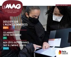 DOSSIER SUR L'AGENCE COMMERCES - P 8/9 CES ARBRES : NOTRE PATRIMOINE - Paris Habitat