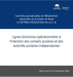 Lignes Directrices Opérationnelles à L'intention Des Conseils Scolaires ...