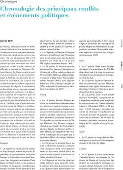 Chronologie des principaux conflits et &eacute;v&eacute;nements politiques - IEMed