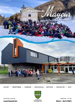 ACHET - EMPTINNE - HAMOIS - MOHIVILLE - NATOYE - SCHALTIN - SCY - www.hamois.be Distribution postale