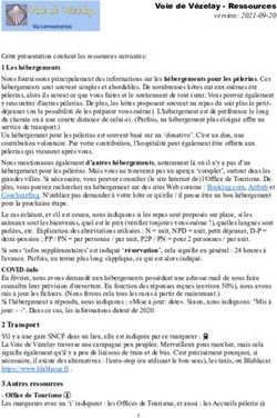 Voie de V&eacute;zelay - Ressources version: 2021-09-20 - | Voie de V&eacute;zelay