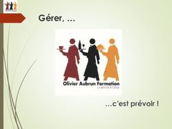 Gérer, c'est prévoir ! - OAFormation