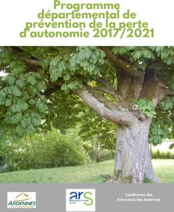 Programme départemental de prévention de la perte d'autonomie 2017/2021