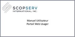 MANUEL UTILISATEUR PORTAIL WEB USAGER - SCOPSERV INTERNATIONAL INC