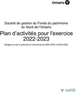Plan d'activités pour l'exercice 2022-2023 - Société de gestion du Fonds du patrimoine du Nord de l'Ontario - NOHFC