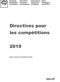 Directives pour les con,pétitions 2019 - spv.ch