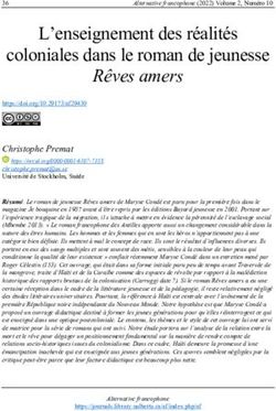 L'enseignement des réalités coloniales dans le roman de jeunesse