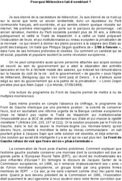Pourquoi M&eacute;lenchon fait-il semblant ?