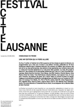 UNE 49e EDITION QUI A FIERE ALLURE - Festival de la Cit&eacute;