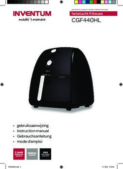 CGF440HL hetelucht friteuse - gebruiksaanwijzing instruction manual Gebrauchsanleitung mode d'emploi - Coolblue