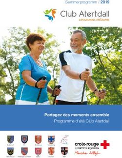 Summerprogramm / 2012 20152019 - Partagez des moments ensemble Programme d'été Club Atertdall