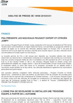 FRANCE PSA PR&Eacute;SENTE LES NOUVEAUX PEUGEOT EXPERT ET CITRO&Euml;N JUMPY - CCFA