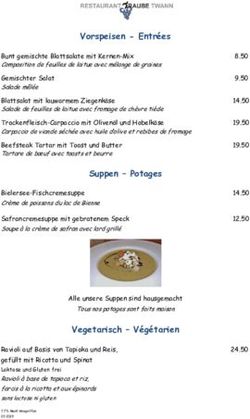 Vorspeisen - Entr&eacute;es - Restaurant Traube Twann