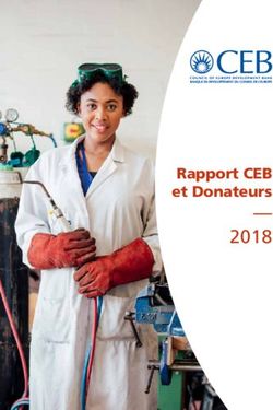 2018 Rapport CEB et Donateurs