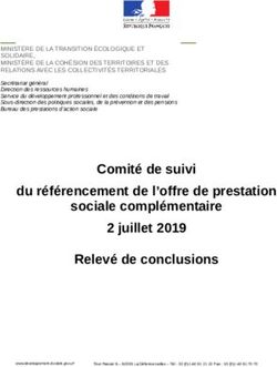 Comit&eacute; de suivi du r&eacute;f&eacute;rencement de l'offre de prestation sociale compl&eacute;mentaire 2 juillet 2019 Relev&eacute; de conclusions